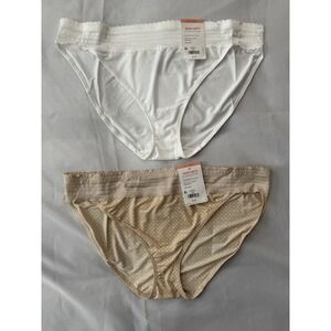 NEW Warners No Pinching No Problem Lace Bikini WR5509 2 Pair Women Size 3XLarge